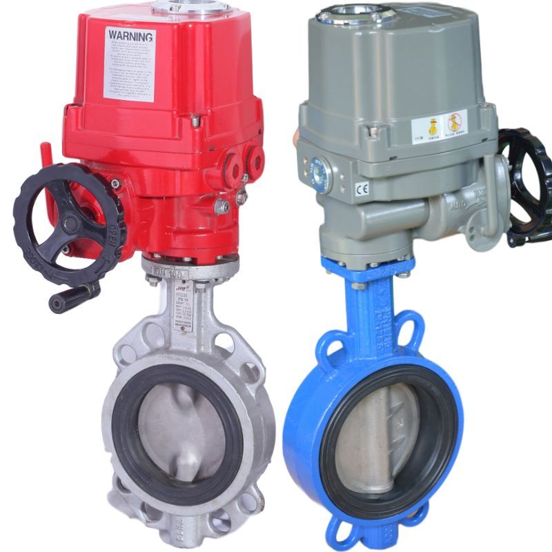 Electric remote butterfly valve
