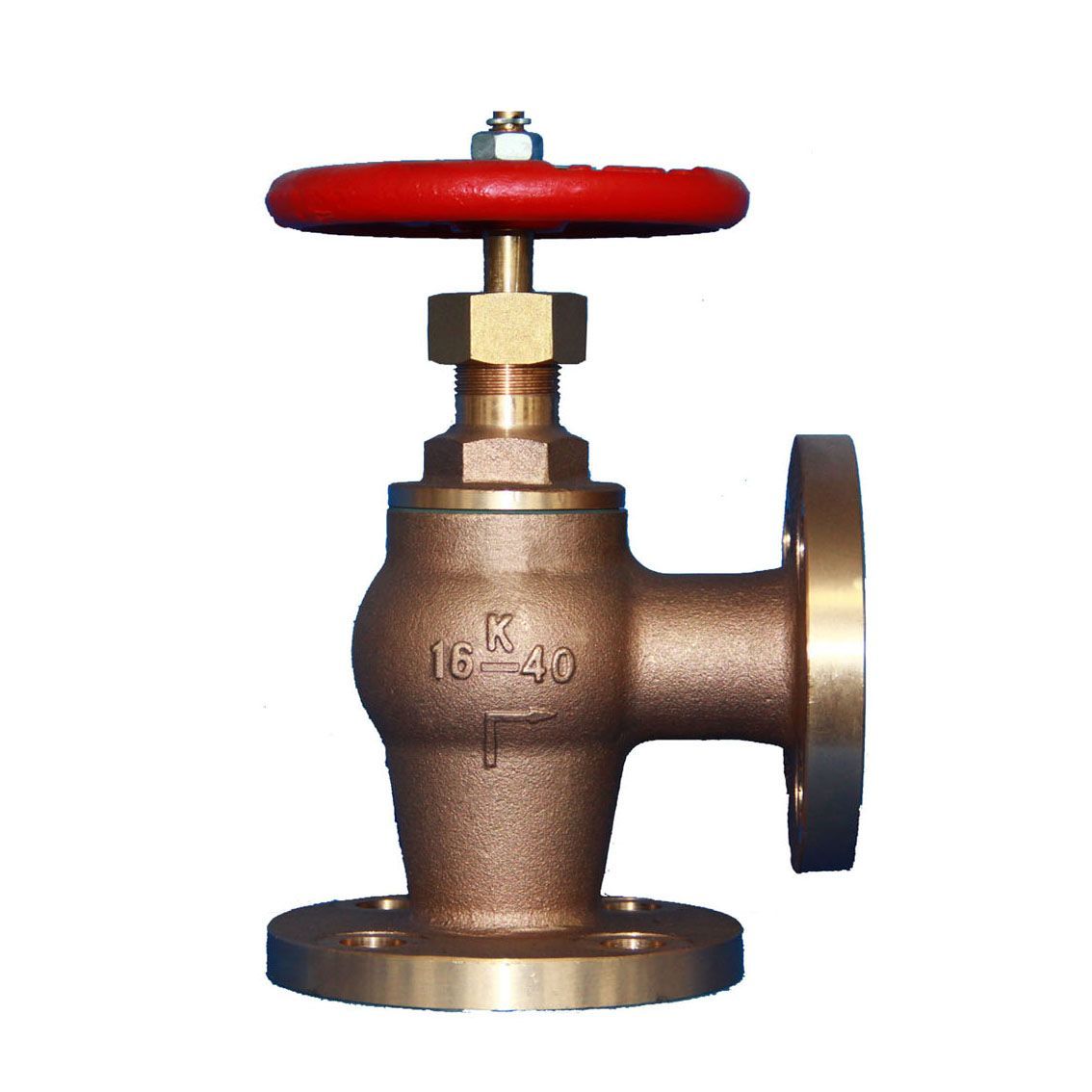 Bronze angle marine SDNR valve JIS F7410 16K