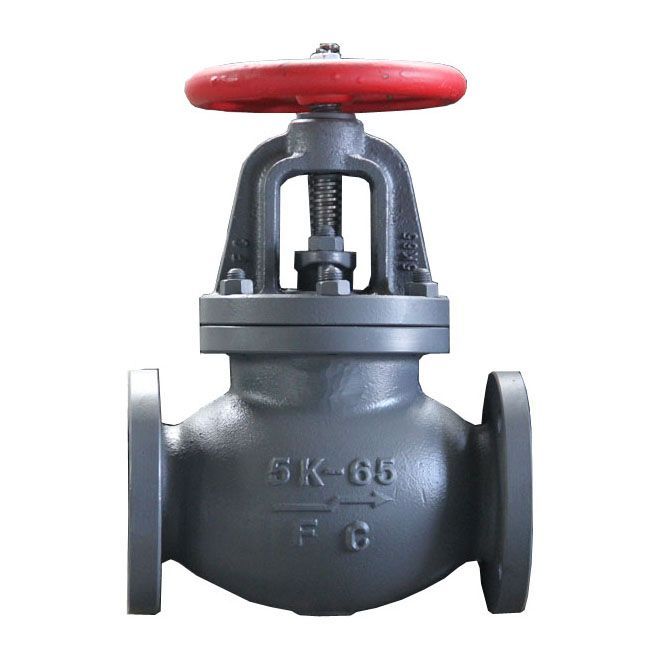 Cast iron globe marine SDNR valve JIS F7353 5K