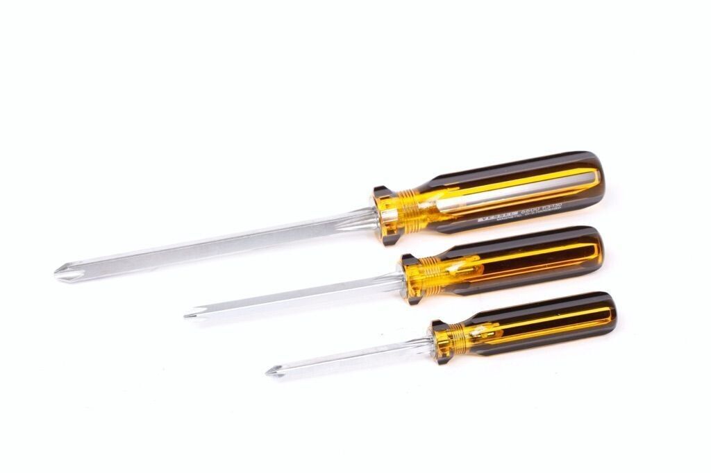 612298-SCREWDRIVER PLASTIC HANDLE, SQUARE-BLADE (+) NO.4 200MM