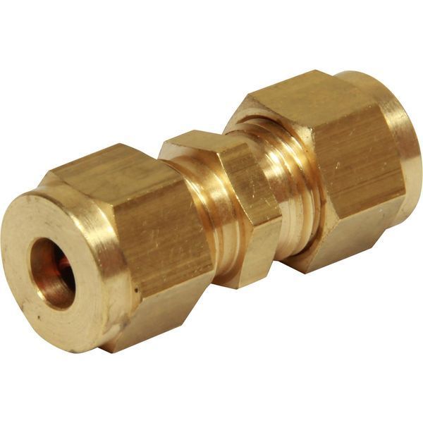AG Compression Straight Coupling (1/4" to 1/4" Compression)