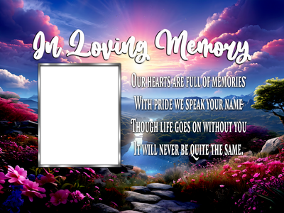 Personalized In Loving Memoriy Slates