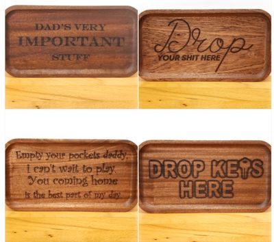 Personalized Valet Trays