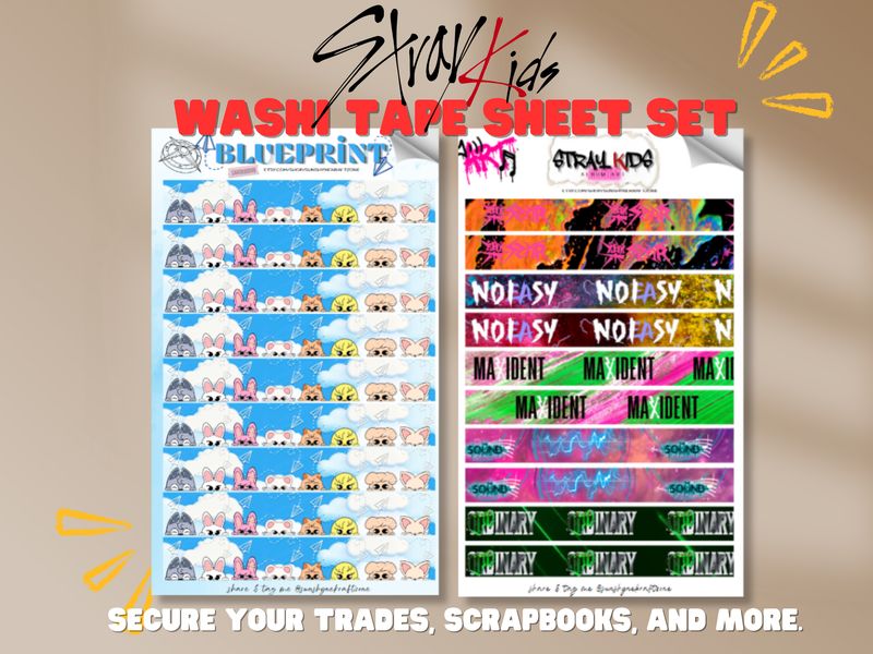 Washi Tape Sheet Sets