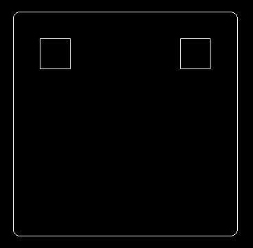 4&quot; Hanger Square - 1/2&quot; thick