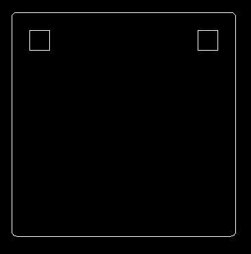 6&quot; Hanger Square - 1/2&quot; thick