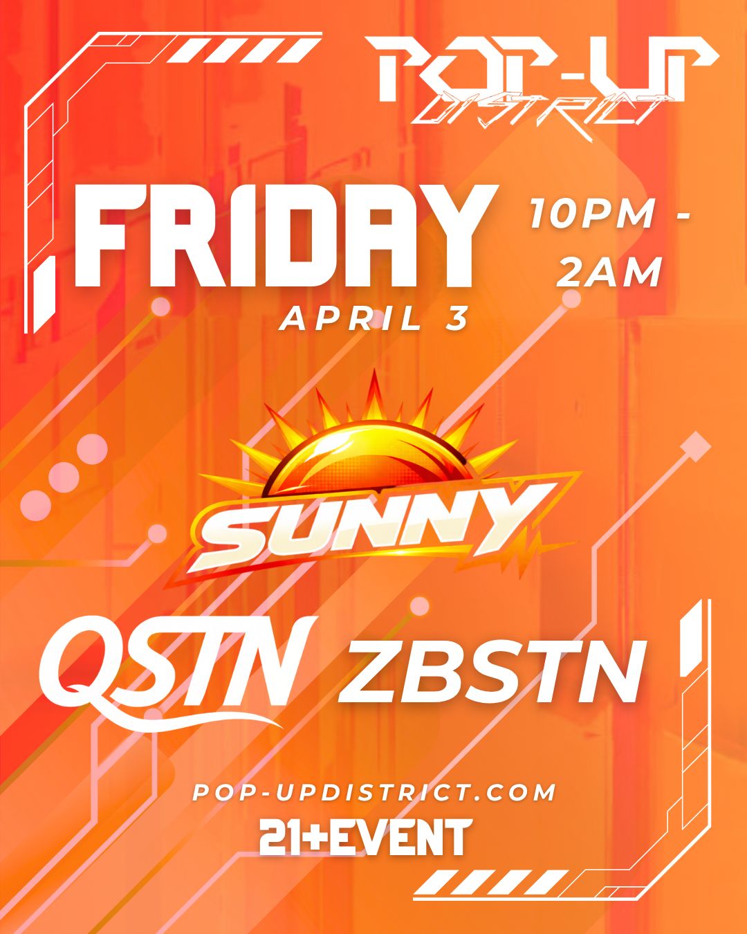 SUNNY POPUP EVENT SUNNY POPUP EVENT