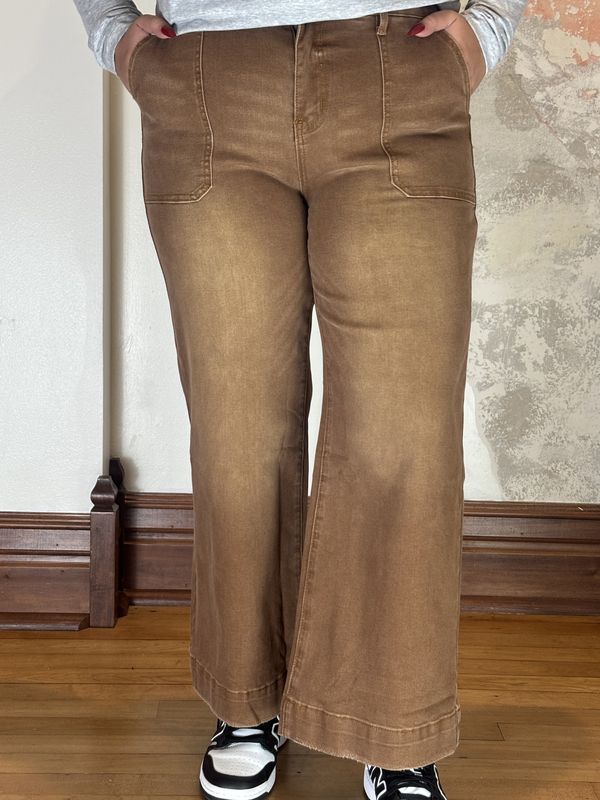 Cropped high rise jean breen