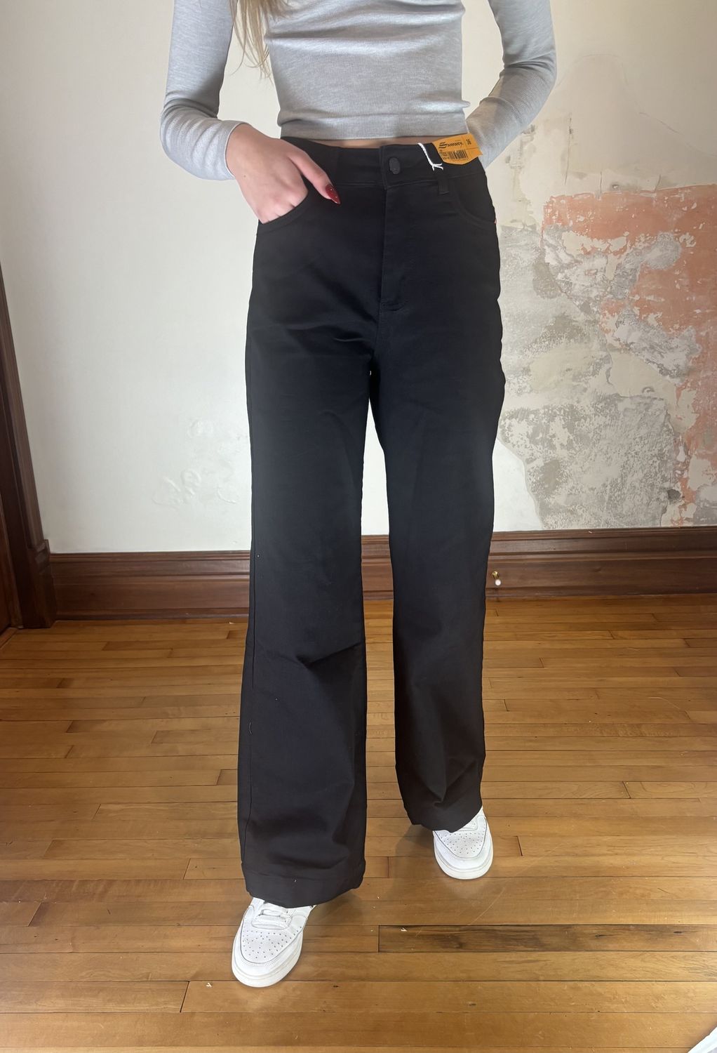 Black  Wide Leg Jeans