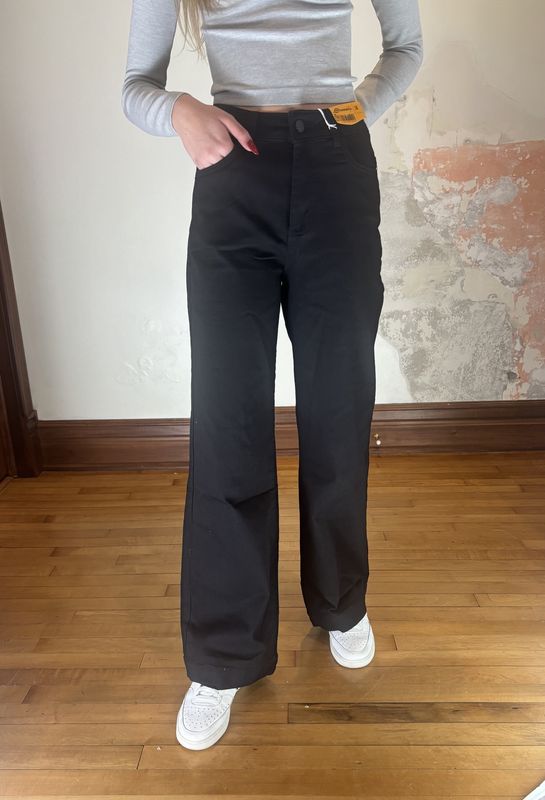 Black  Wide Leg Jeans