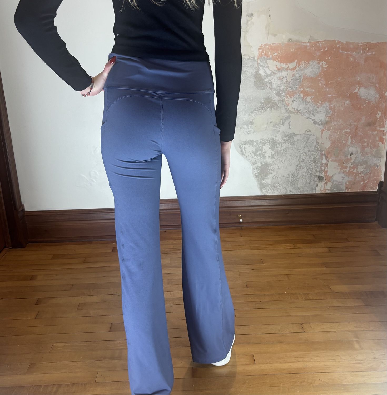 Vintage Blues Flare Leggings