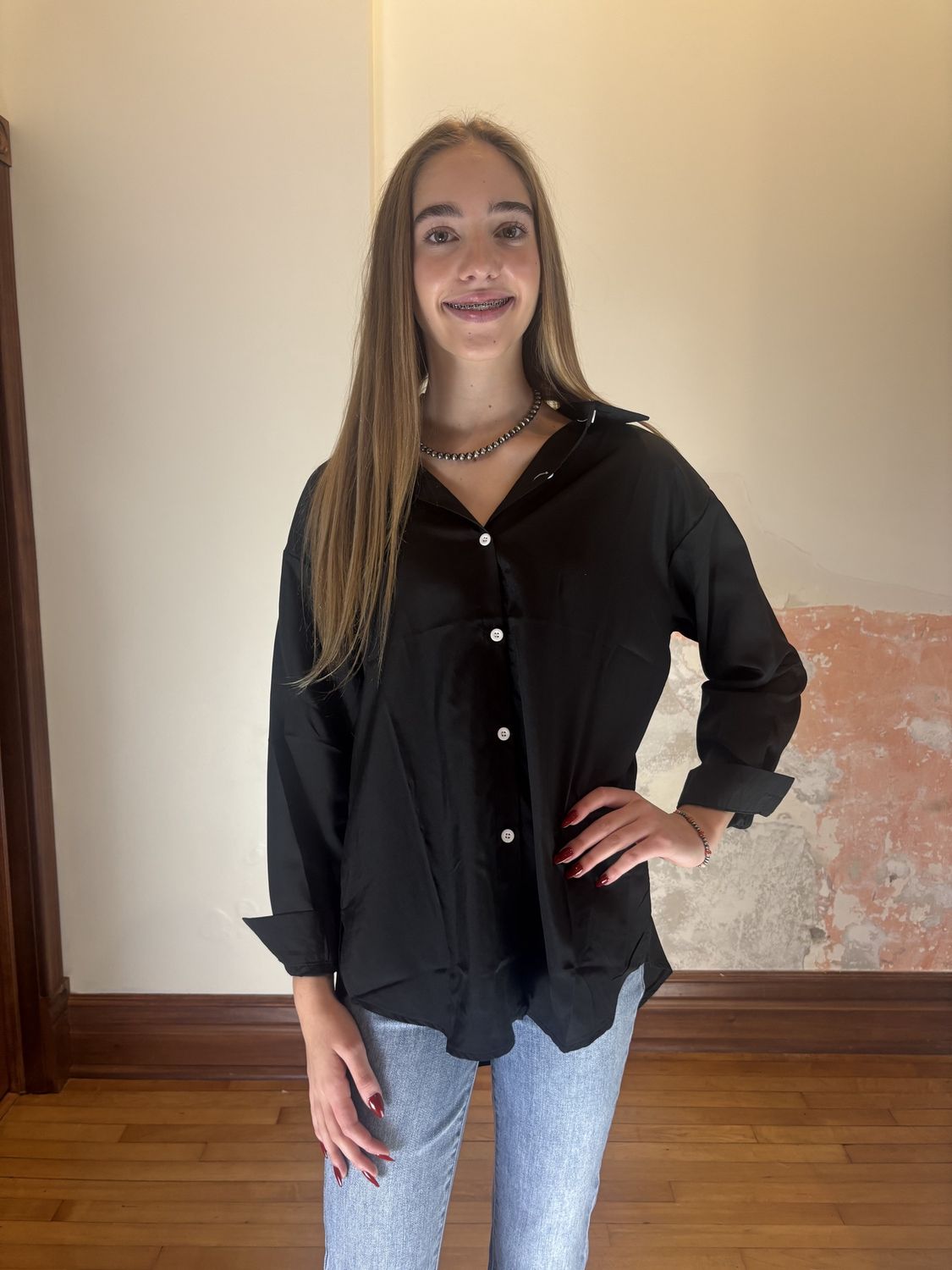 Oversized Boyfriend Button Down