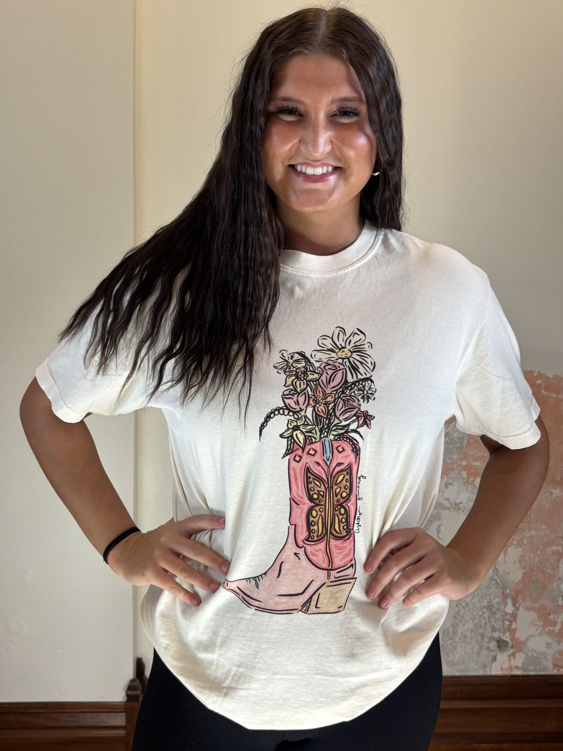 Cowgirl Boot Tee Shirt