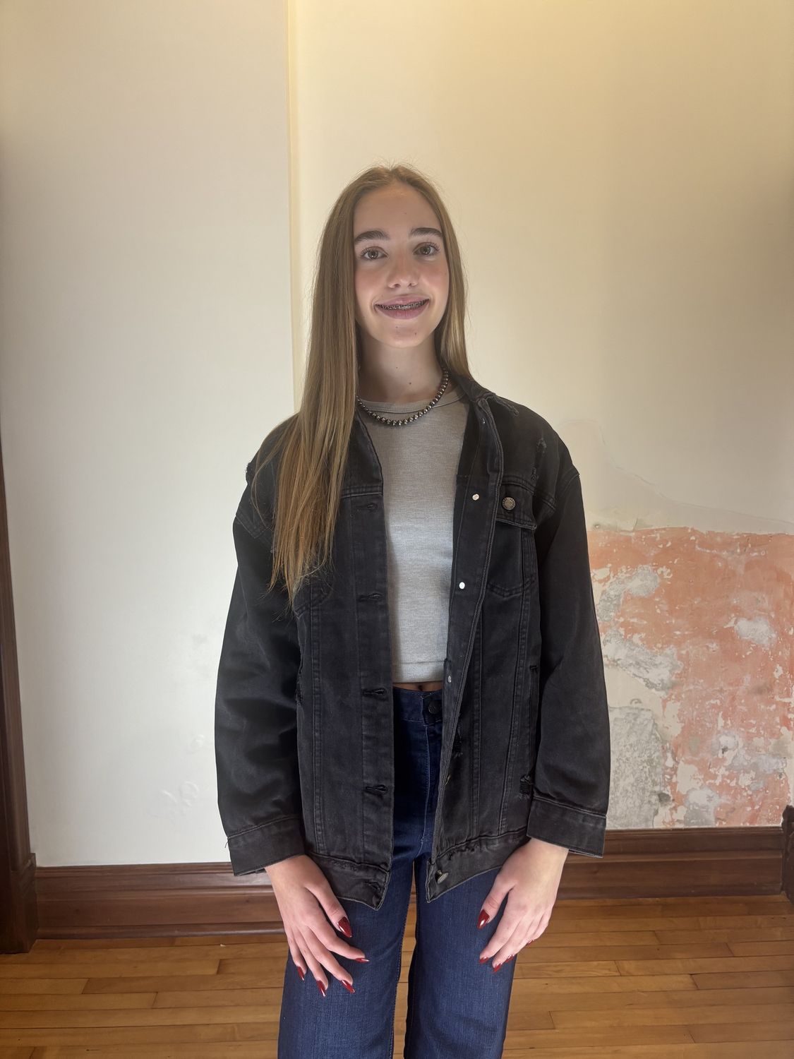 Black Wash Denim Jacket