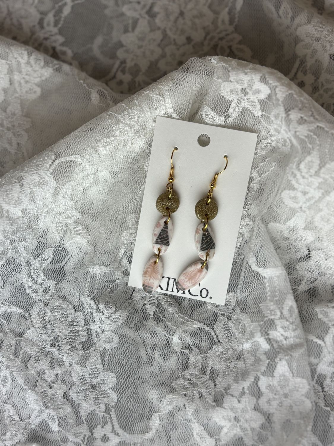 Christmas Tree Dangle Earrings