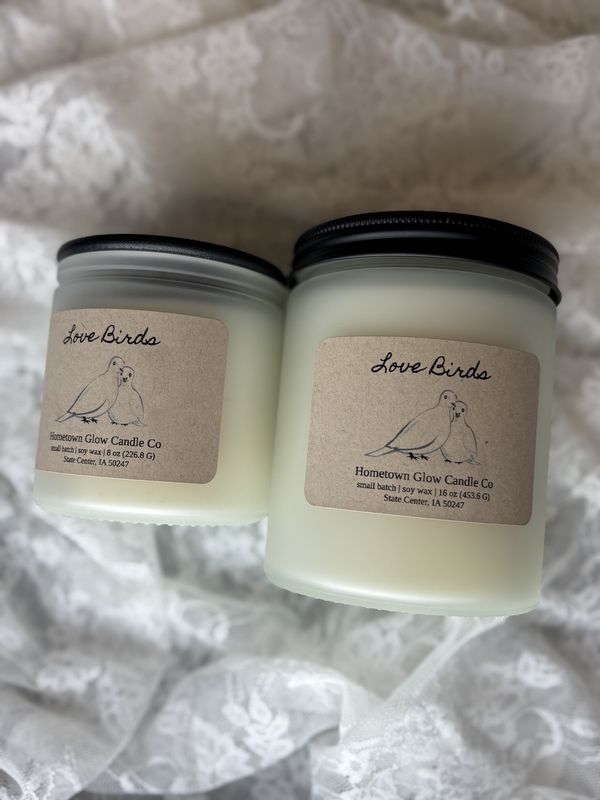 Love Birds Candle