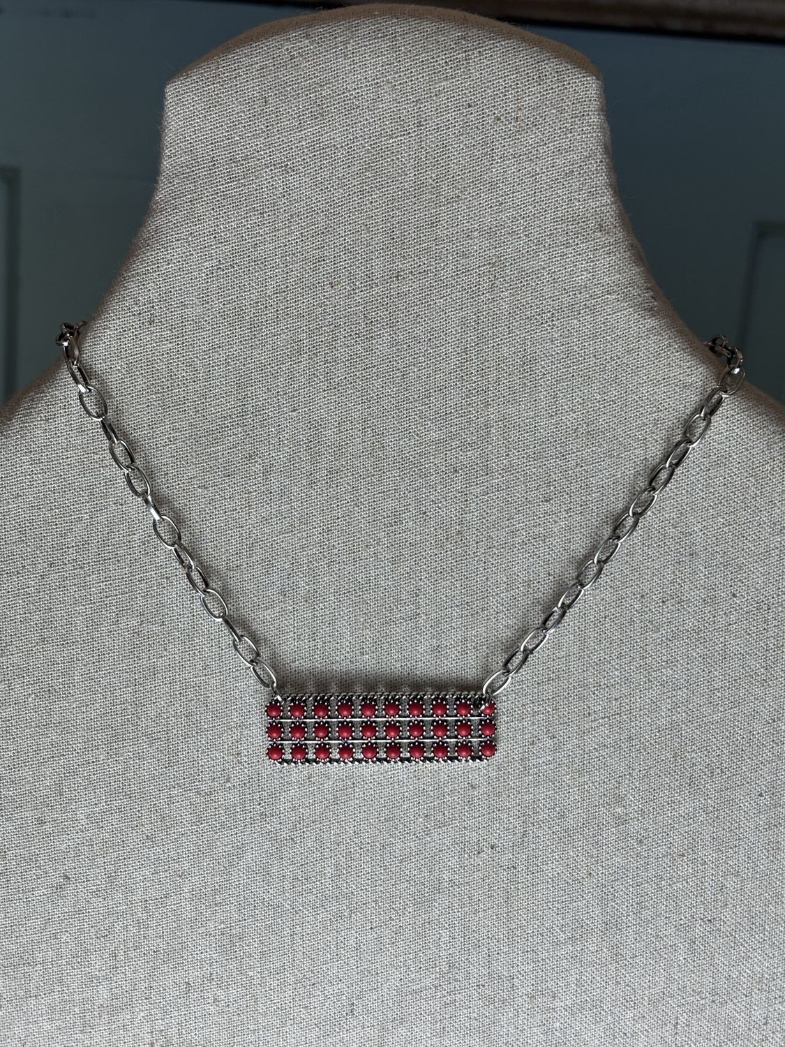 Red Pendant Necklace
