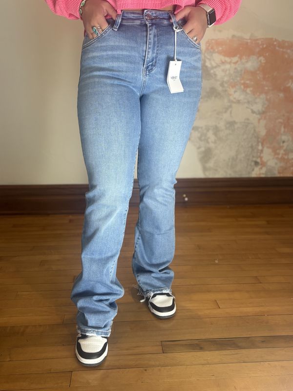 High Rise Bootcut Jeans