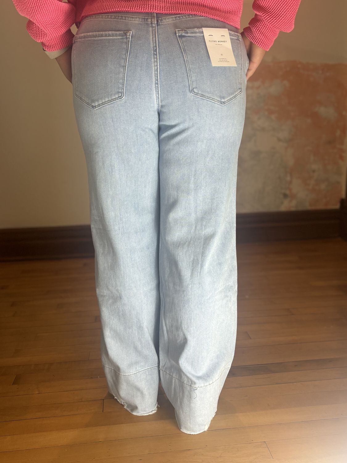 High Rise Wide Trouser Jeans