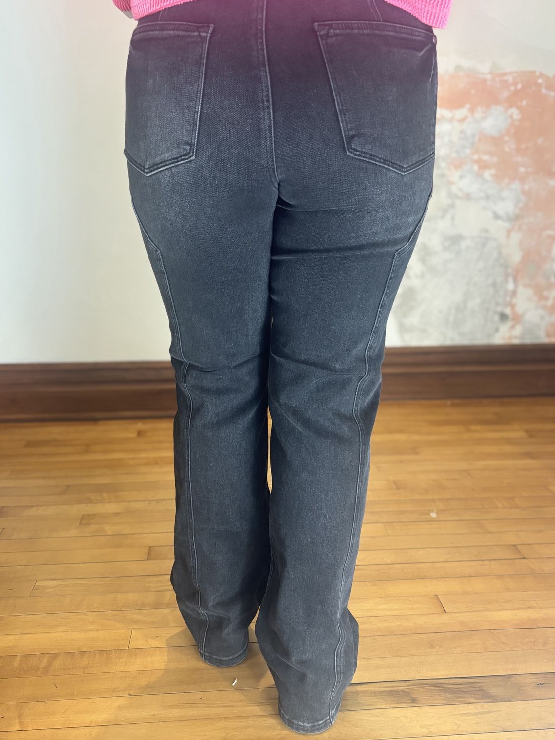 Judy Blue Western Straight Leg Jeans