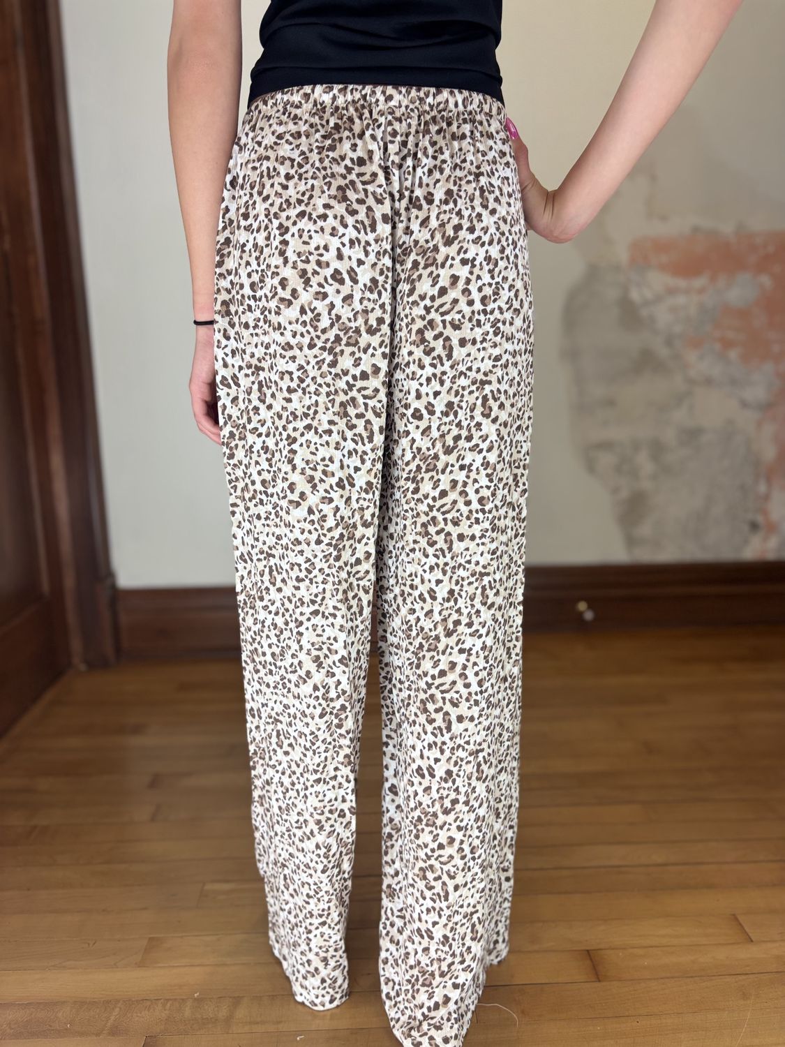 Cheetah Print Dress Pants