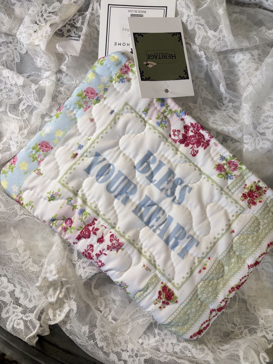 Bless Your Heart Makeup Bag