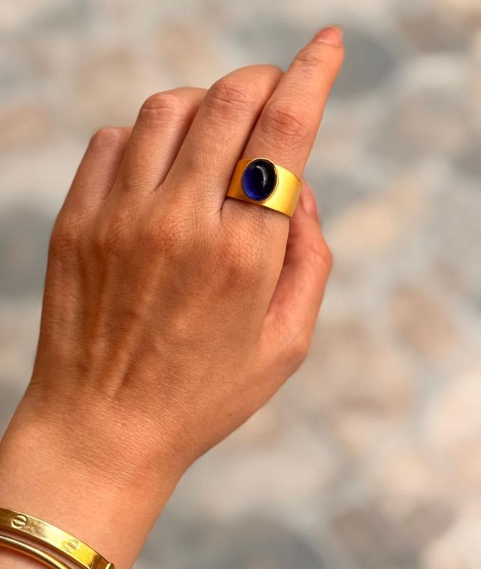 Copper Gold Platted ring