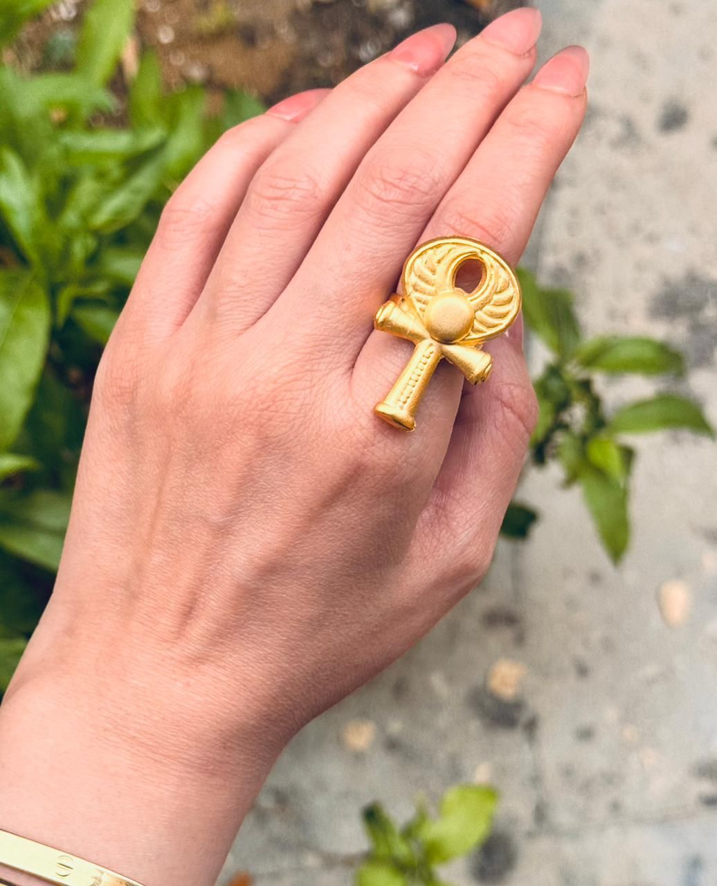 Copper Gold Platted ring