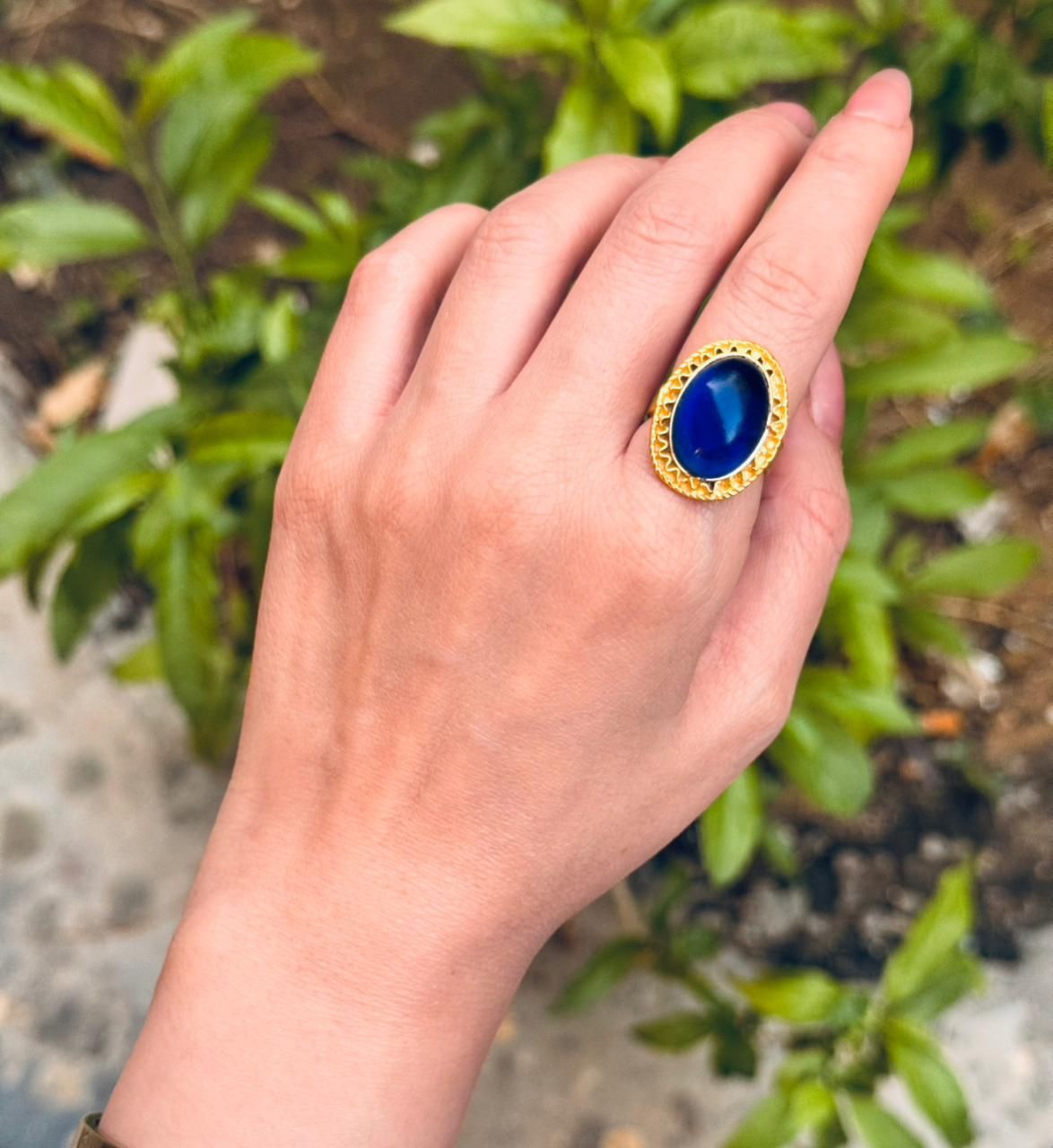 Copper Gold platted ring