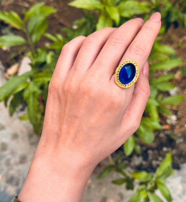 Copper Gold platted ring