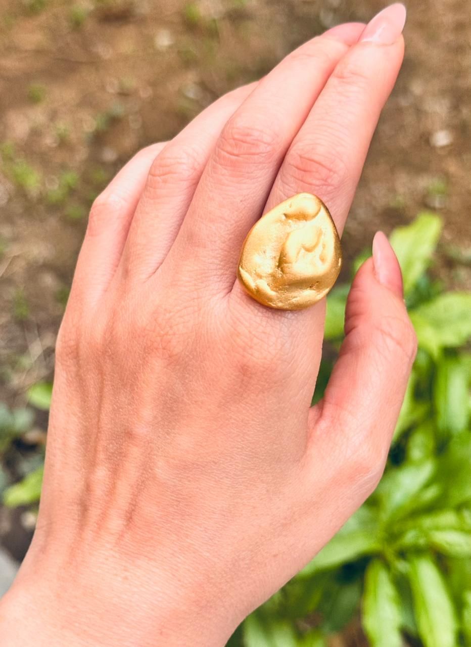 Copper Gold Platted ring