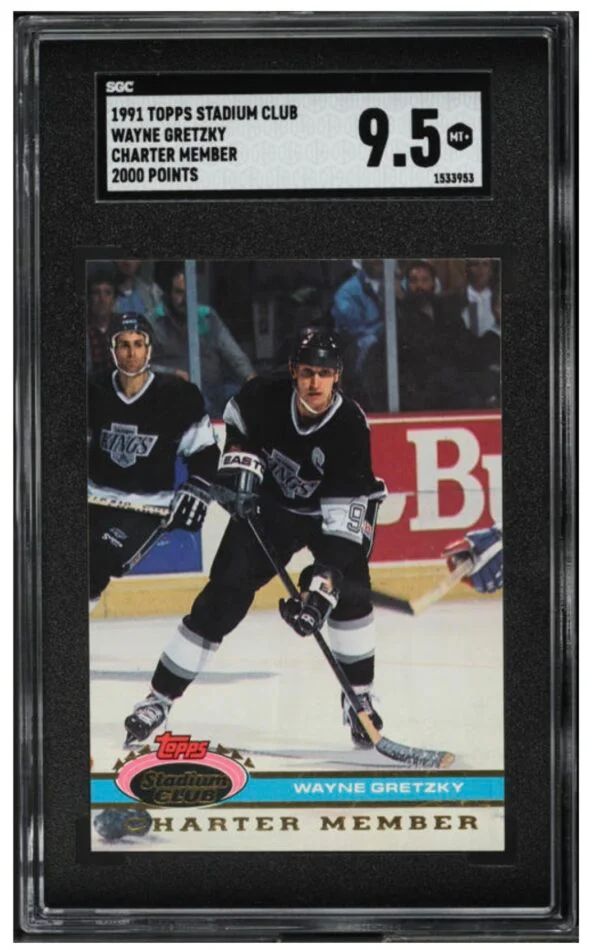 1991 Stadium Club Charter Member 2000 Points Wayne Gretzky