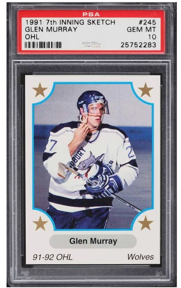 1991 7th Inning Sketch OHL Glen Murray ROOKIE #245