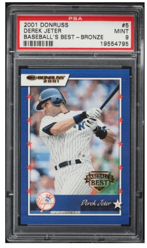 2001 Donruss Baseball’s Best Bronze Derek Jeter #5
