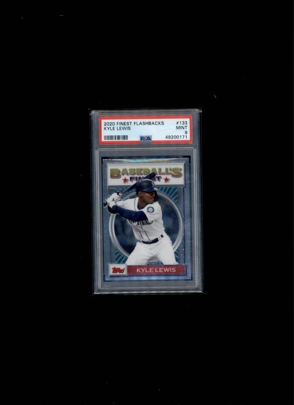 2020 Finest Flashbacks Kyle Lewis PSA 9