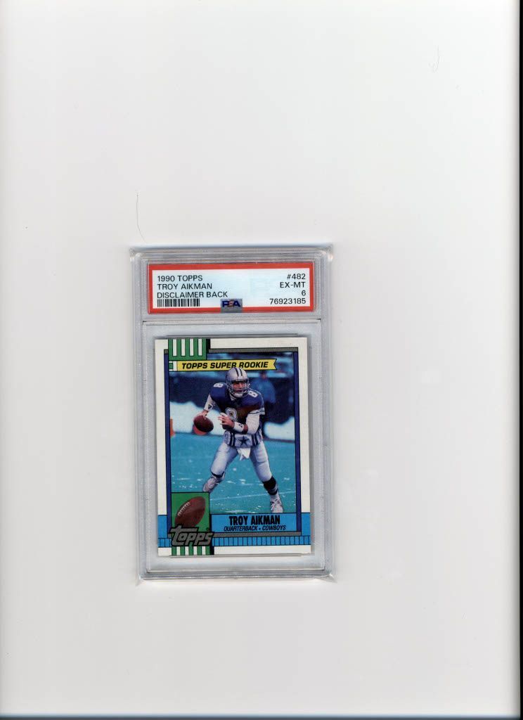 GC-1990 Topps Troy Aikman Super Rookie # 482