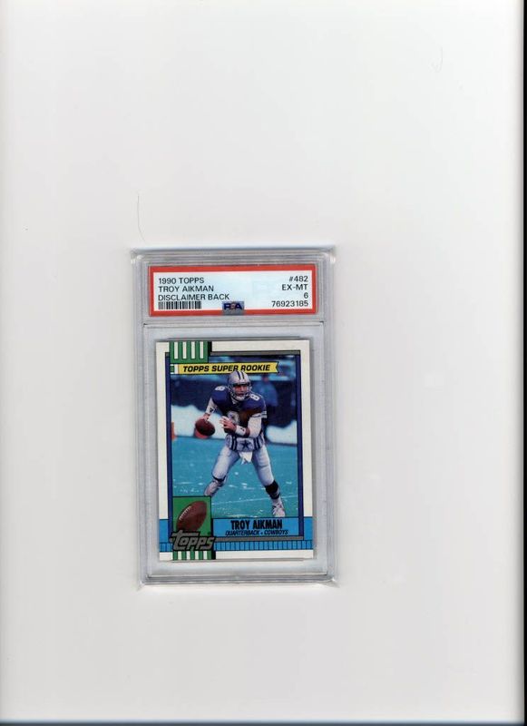 GC-1990 Topps Troy Aikman Super Rookie # 482