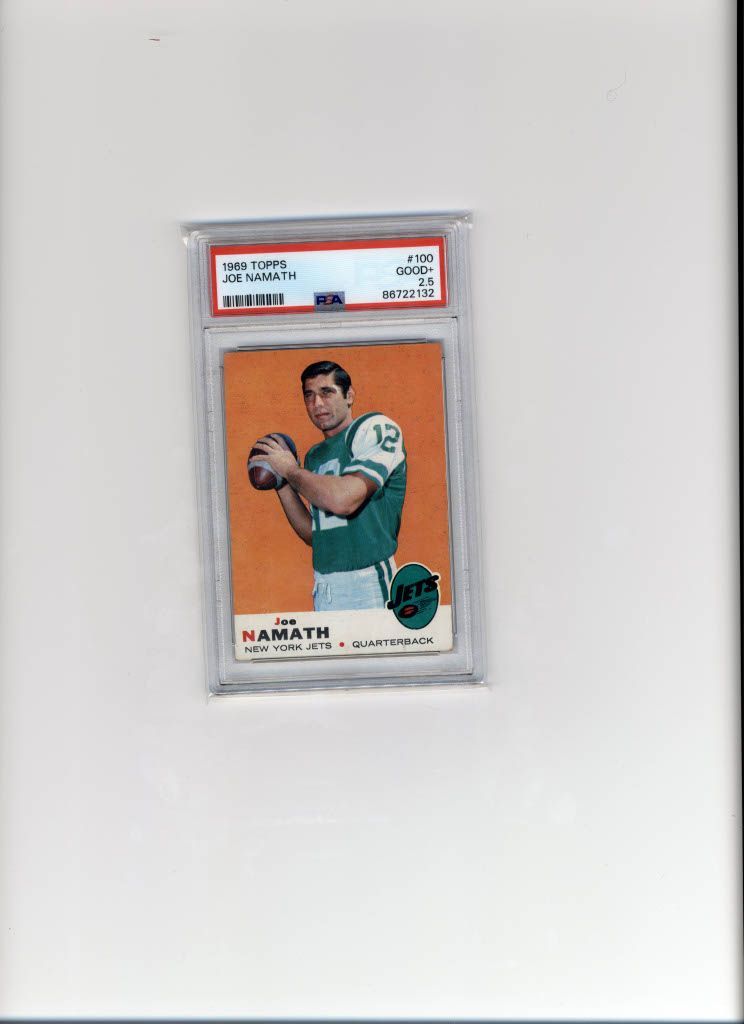1969 Joe Namath PSA 2.5