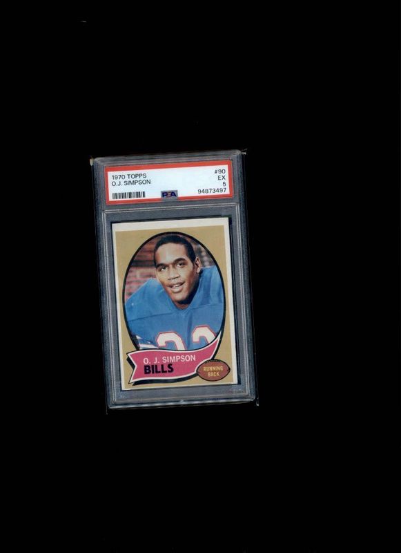 1970 Topps O.J. Simpson PSA 5