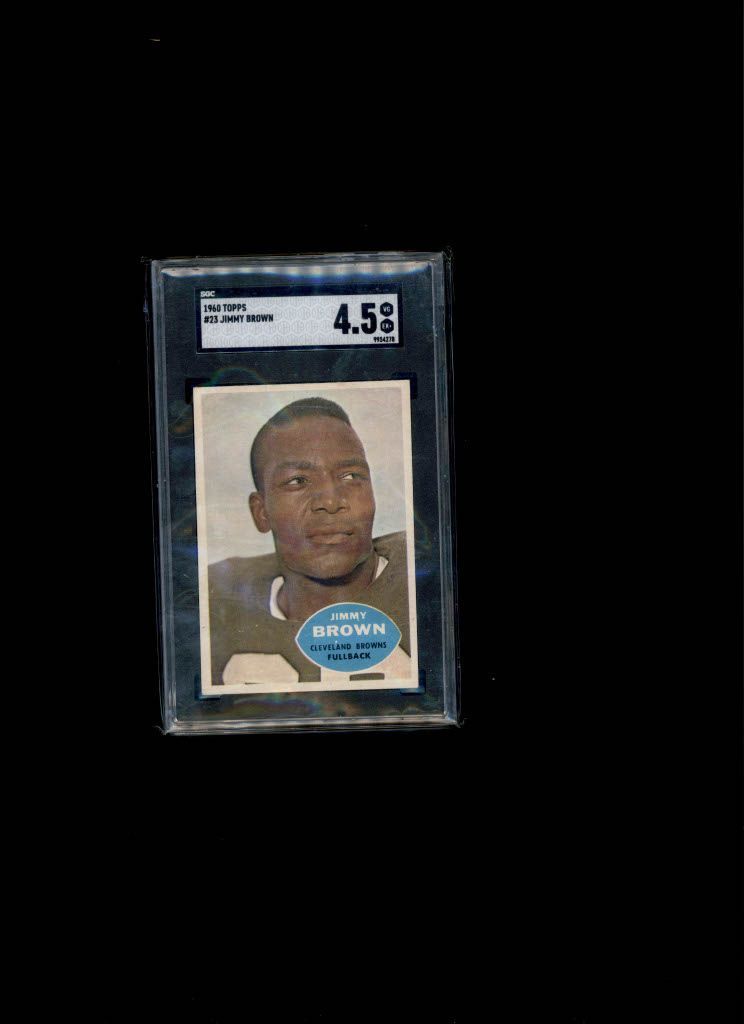 1960 Topps Jimmy Brown SGC 4.5