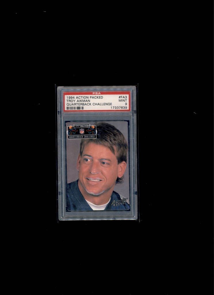 1994 Action Packed Troy Aikman PSA 9