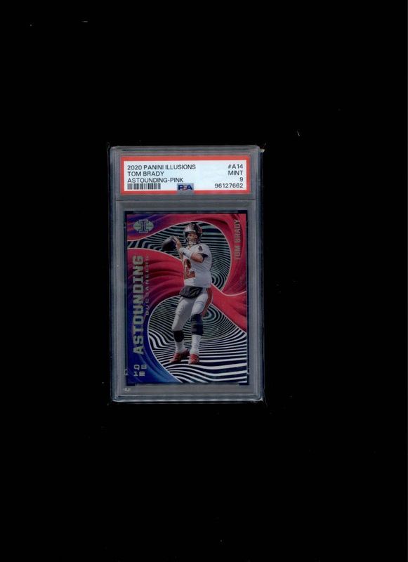 2020 Panini Illusions Astounding Pink Tom Brady PSA 9