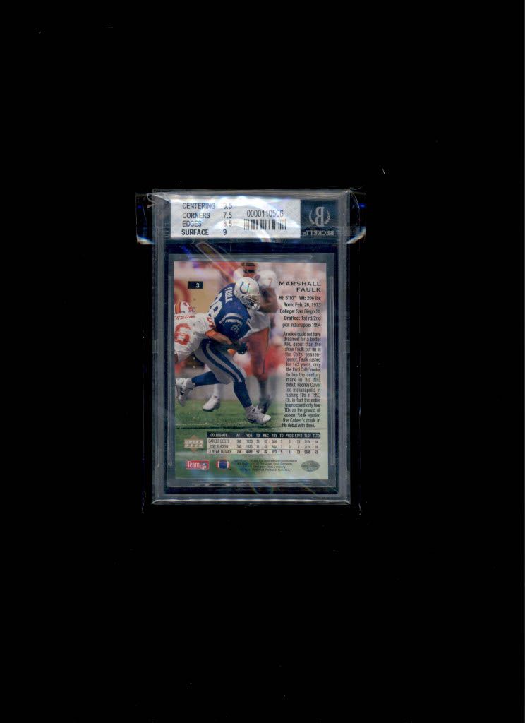 1994 SP Marshall Faulk BGC 8