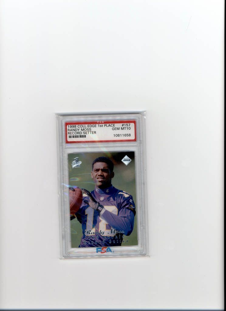 GC-1998 Collectors Edge 1st place record Setter Randy Moss PSA 10 #157