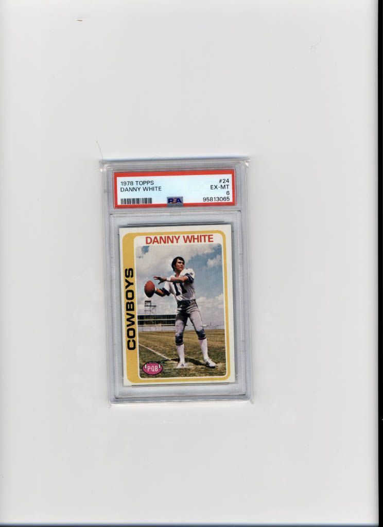 1978 Topps Danny White PSA 6