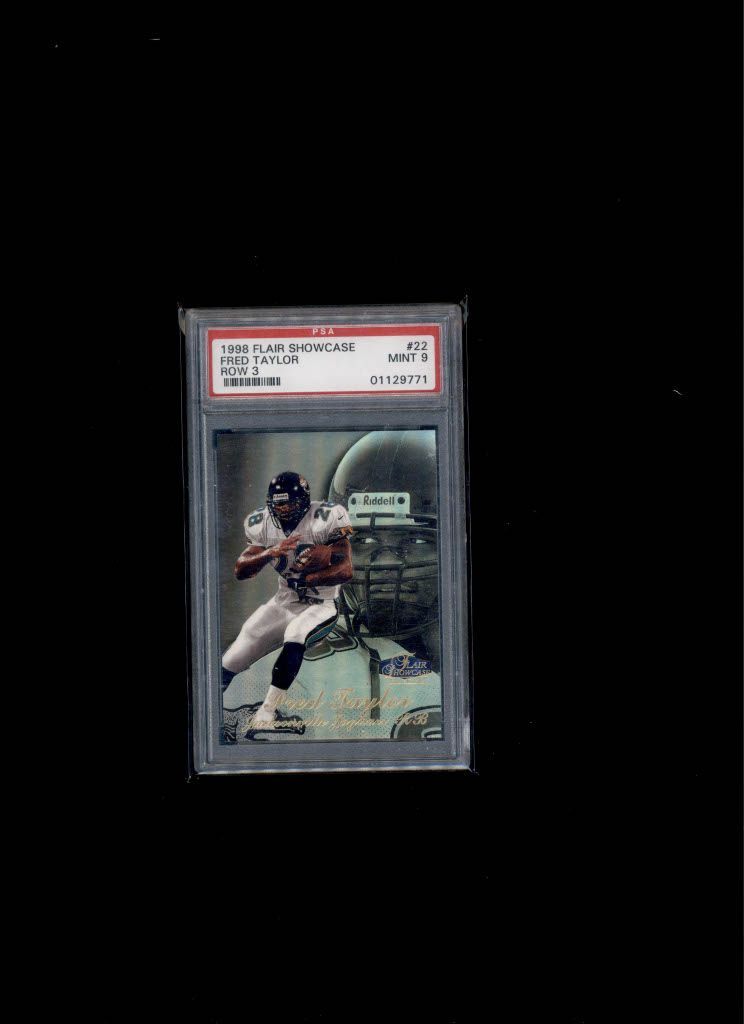 1998 Flair Showcase Fred Taylor PSA 9