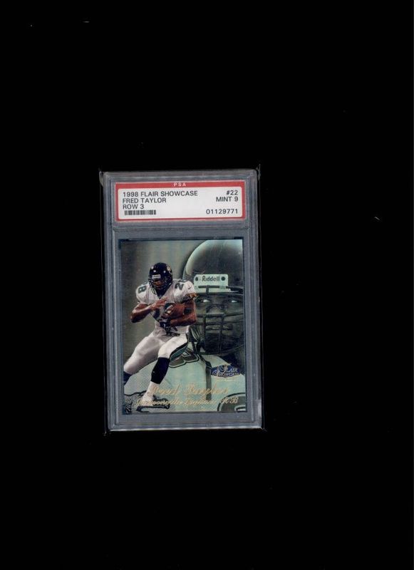 1998 Flair Showcase Fred Taylor PSA 9