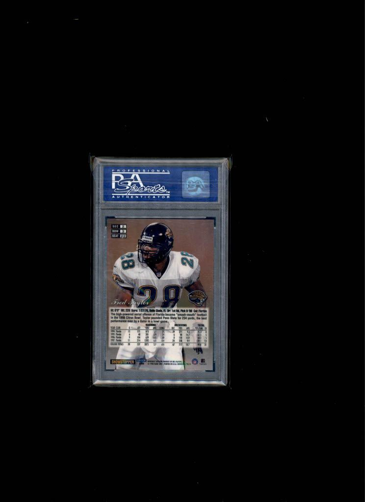 1998 Flair Showcase Fred Taylor PSA 9