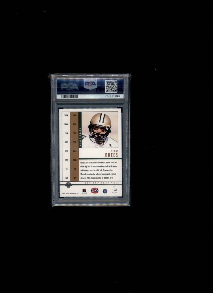 2021 Pacific Dynagon Retail Drew Brees PSA 9