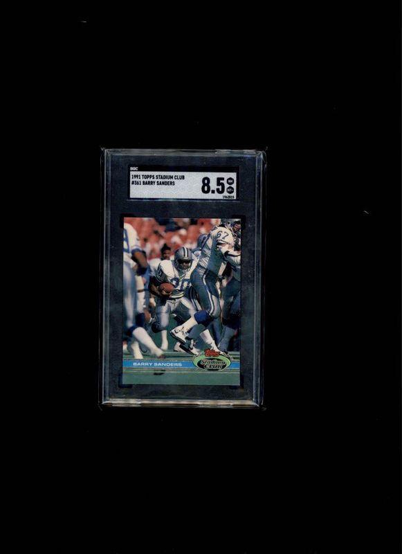 1991 Topps Stadium Club Barry Sanders SGC 8.5